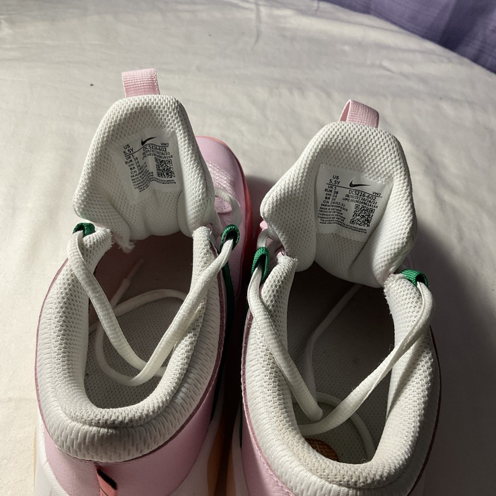 Nike Air Zoom Crossover GS Pink Foam / Summit White - Youth Boy Size 5.5 - Picture 7 of 11